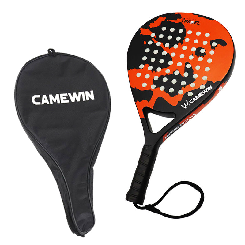 CAMEWIN Carbon Fiber Beach Tennis Racket Outdoor Sports Balls Racket with Storage Bag CAMEWIN Carbon Fiber Beach Tennis Racket Outdoor Sports Balls Racket with Storage Bag